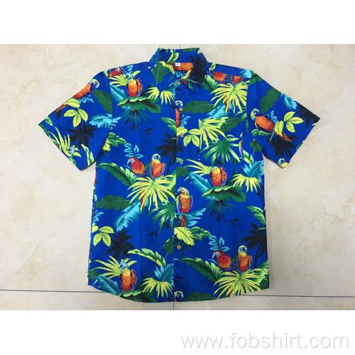 Polyester Printing Hawaii Shirt Custom Polyester printing hawaii shirt Supplier